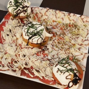 Entradas - Carpaccio de Pulpo