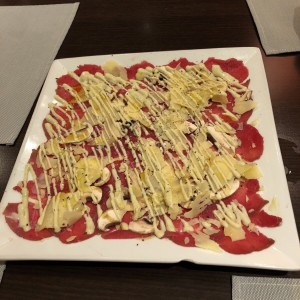 carpaccio de lomito