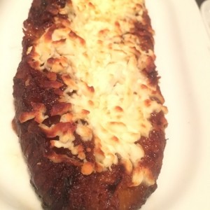 platano al horno con queso