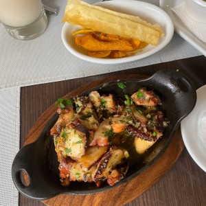 Entradas - Carpaccio de Pulpo