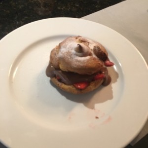 espectacular profiterol