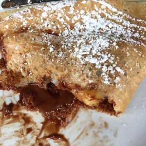 Crepe chocolate y banana