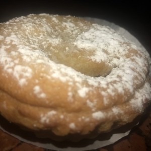 tartaleta de durazno con merey