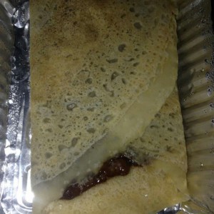 Crepe de Nutella, excelente