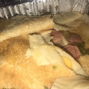 Crepe de Sausage, Salchichas, Excelente