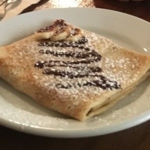 Crepe de Nutella y cambur