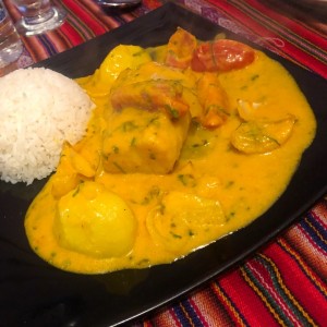 97/100 pescado con aji amarillo