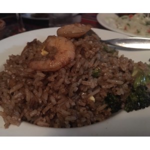 Arroz Chaufa con Camarones