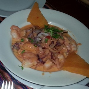 ceviche de camarones