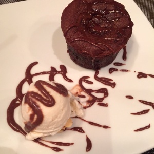 Fondant de chocolate!