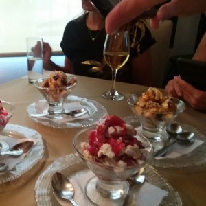 Merengones de fresa y ciruela