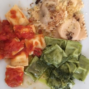 trio de raviolis 
