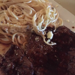 lomito y carbonara