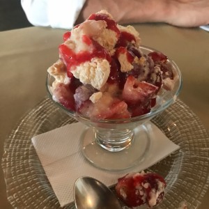 Merengon de fresa
