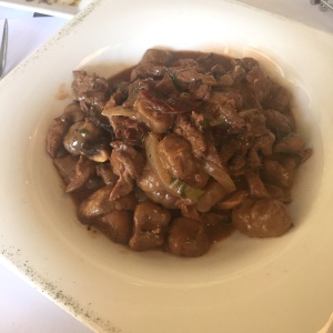 Gnoquis con carne y tomates seco! Buenisimo!