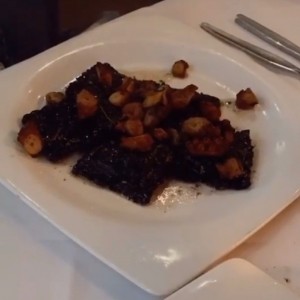 Rellena de pulpo 