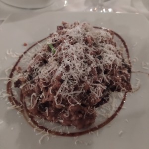 Risotto de lomito al vino