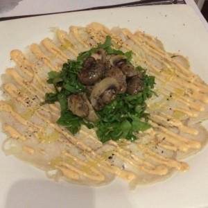 Carpacho de pavo