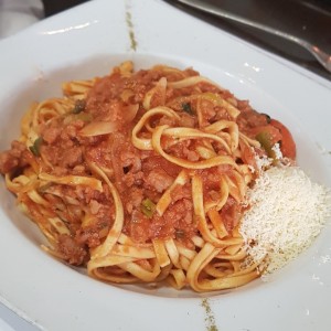 pasta con salchicha italiana