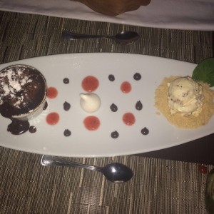 fondant de chocolate