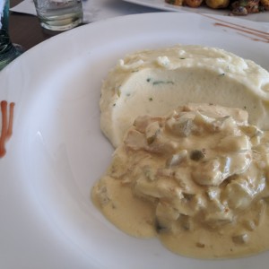 Strogonoff de pollo