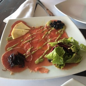carpaccio de lomito