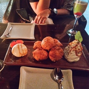 helado frito