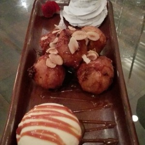 Banana tempura