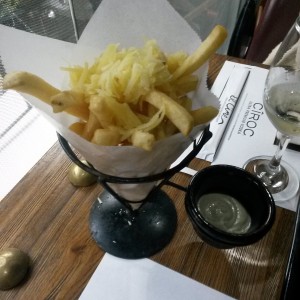Papas trufadas