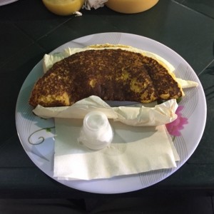 Cachapa con Queso y Nata