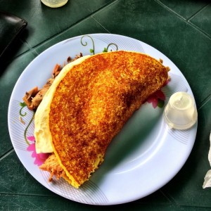 Cachapa Mixta Queso/Pernil