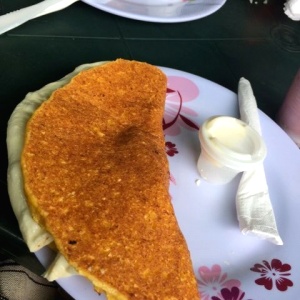 Cachapa con queso