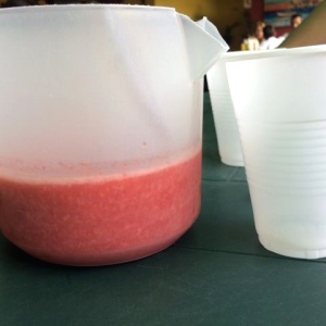 Jugo de fresa