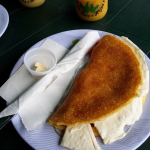 cachapa mediana con queso