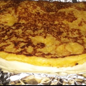 cachapa con doble queso