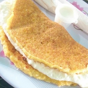 Cachapa con queso