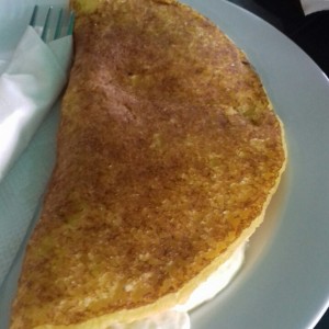 Cachapa mediana con queso
