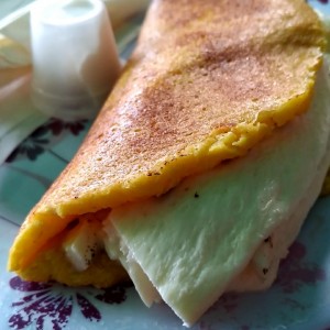 cachapa doble queso