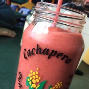 Consuelo: Jugo de Fresa+Yogurt