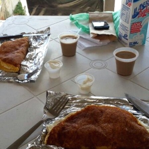 Cachapas grandes de queso para llevar 