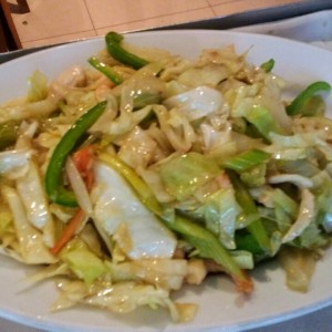 Chop Suey Camarones y Pollo
