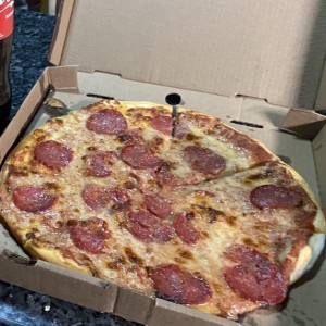 Pizza de salchichon