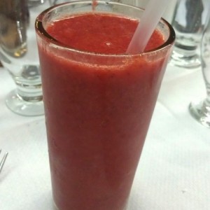 Batido de fresa