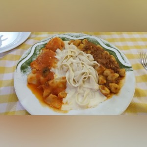 trio de pastas