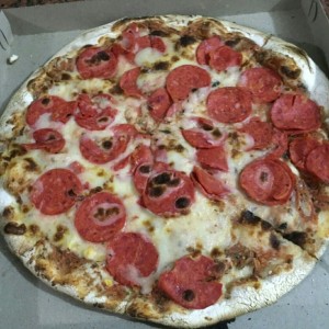 Pizza de Pepperoni, excelente