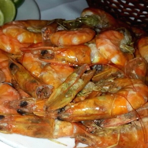 Camarones hervidos O'cantino