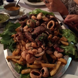 Parrilla Mar y Tierra (Da para 2 personas facil) 