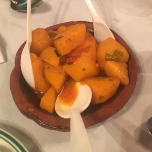 tapa de papas guisadas