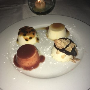Degustacion de panna cotta