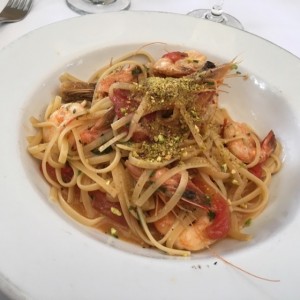 langostinos y pistacho